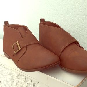Brown booties